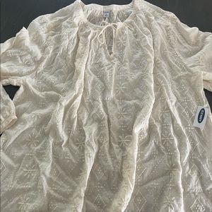 Old Navy Cream Colored Blouse